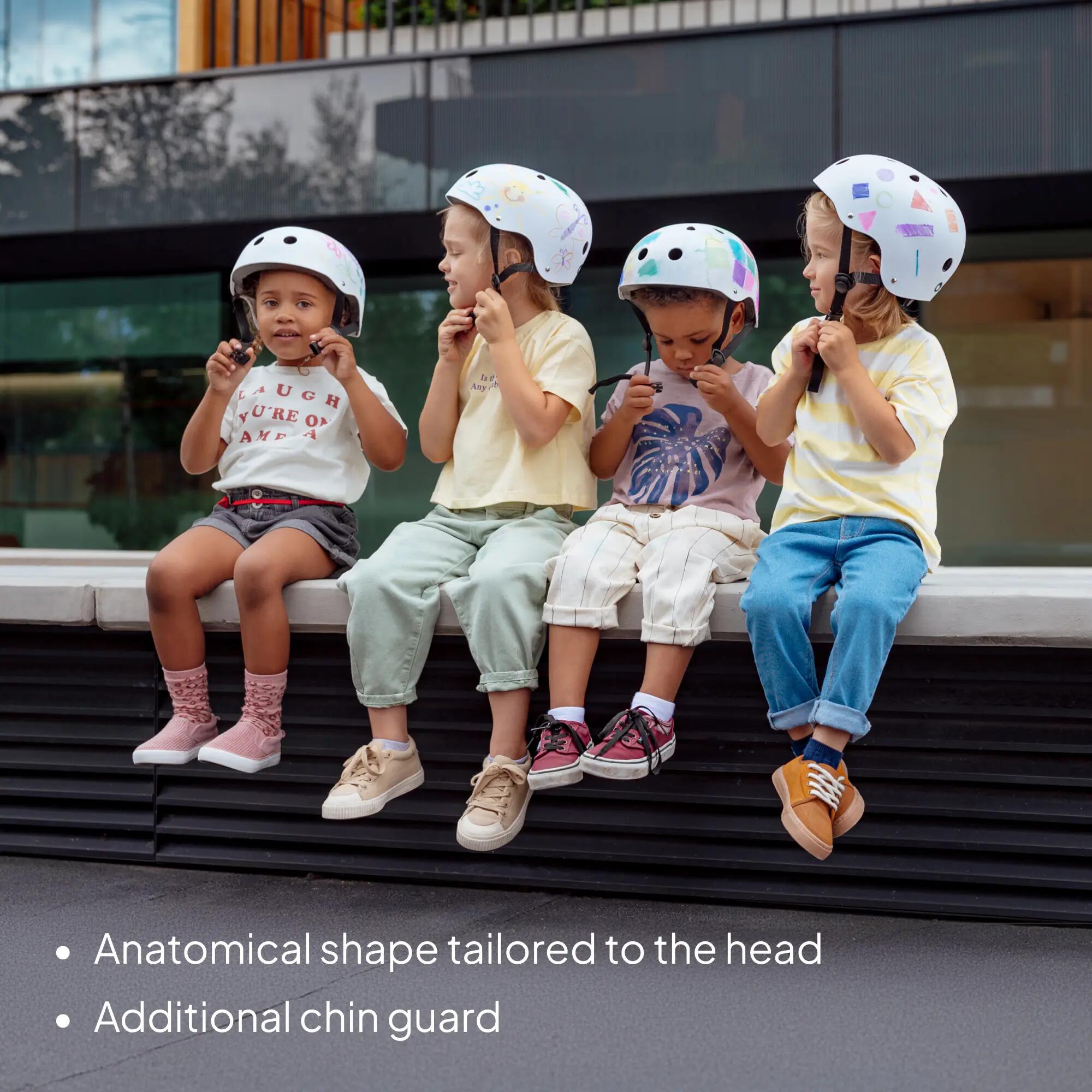 Capacete Infantil Lionelo Ajustável 50–56 cm ABS EPS Ventilado 6/10