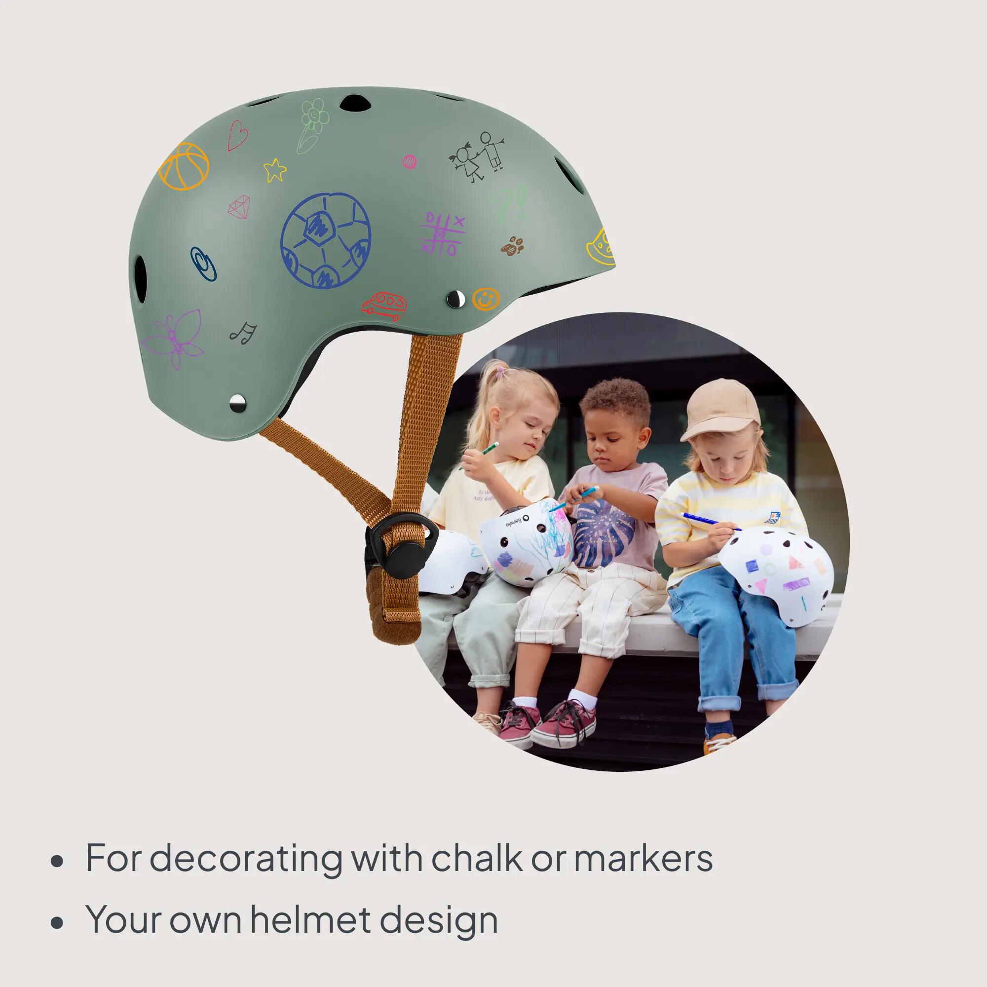Capacete Infantil Lionelo Ajustável 50–56 cm ABS EPS Ventilado 5/10