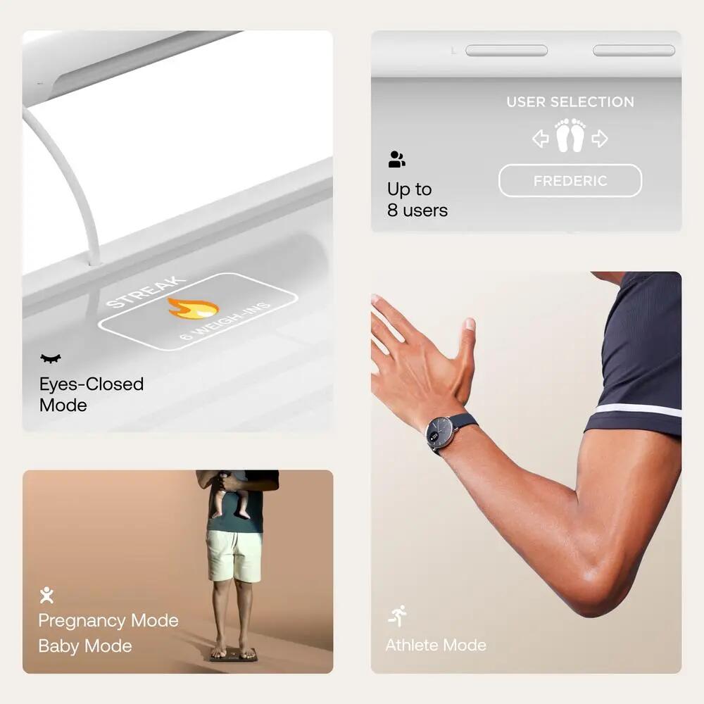 WITHINGS Body Scan - WIFI connected weighing scale White 6/7