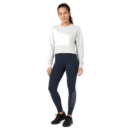 Ensemble sweat et legging femme F Essence + Levery Gris clair / Bleu marine