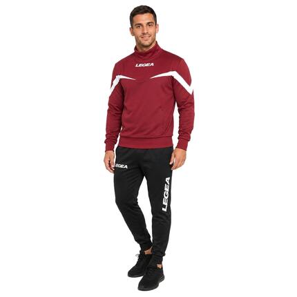 Trainingspak unisex Calcutta + Tokyo Granaatrood / Wit / Zwart