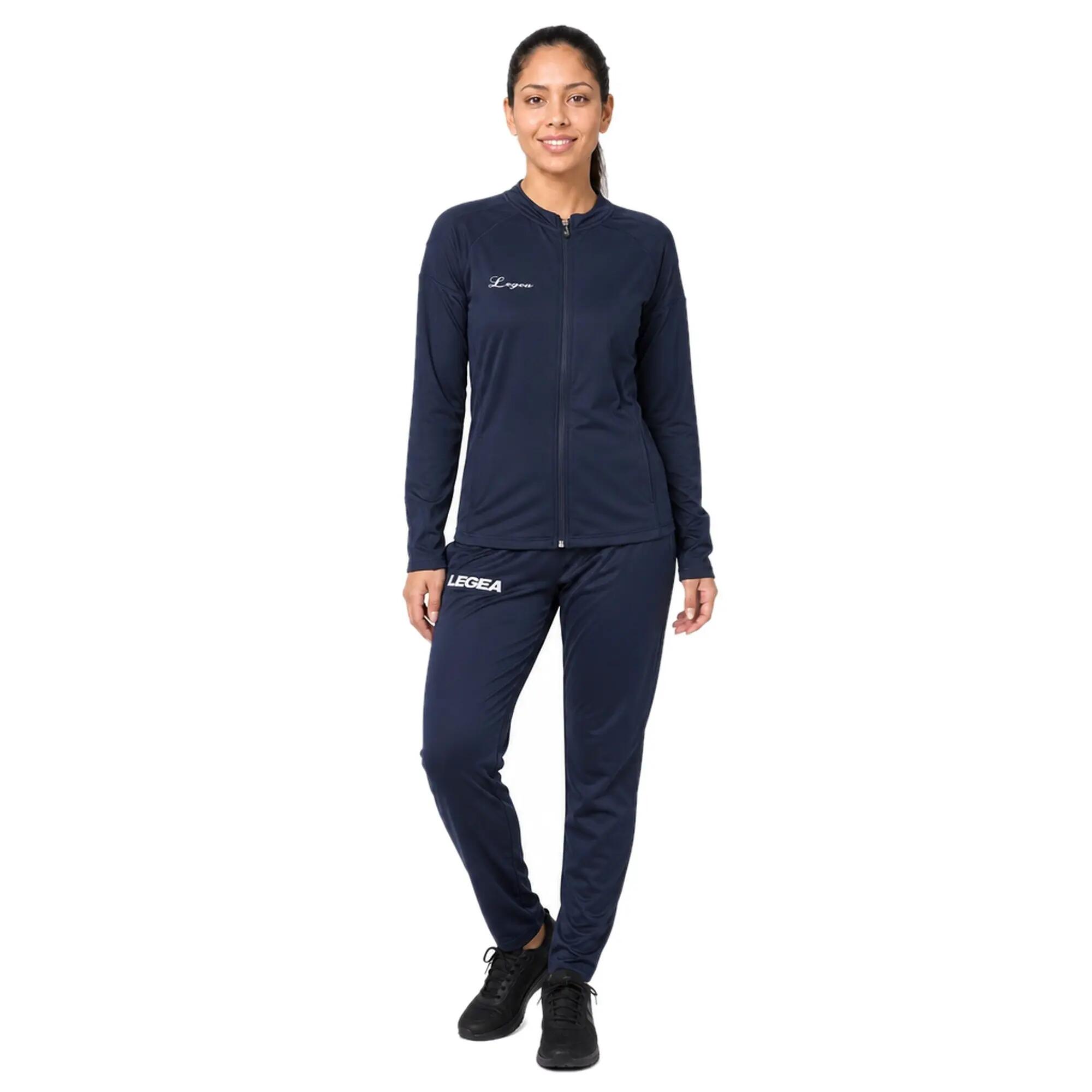 Trainingspak dames Aleda + Cuba Marineblauw 1/8
