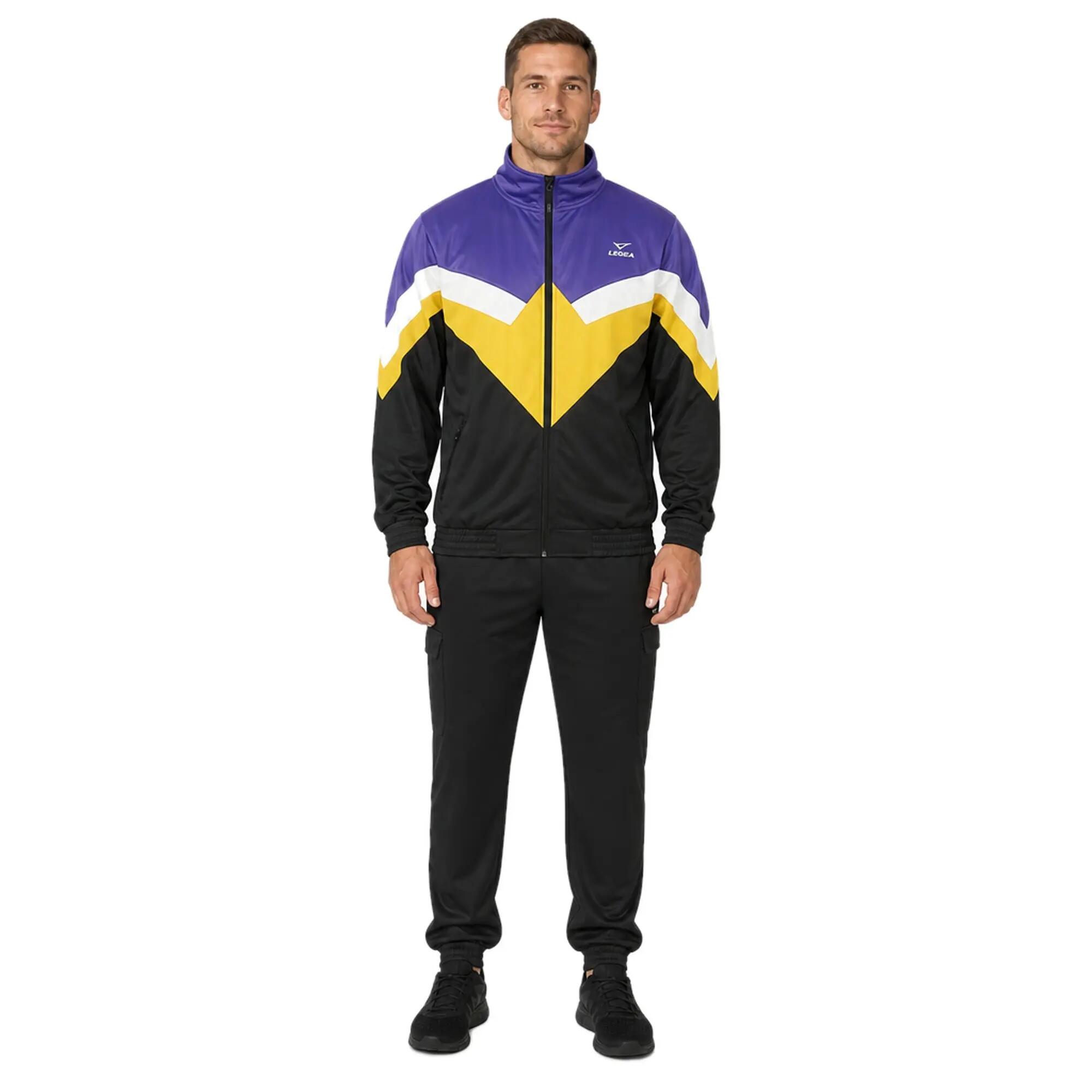 Survêtement homme Loose + P-CARGO Noir / Ocre 1/8
