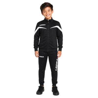Trainingspak kinderen mosca + tokyo zwart / wit
