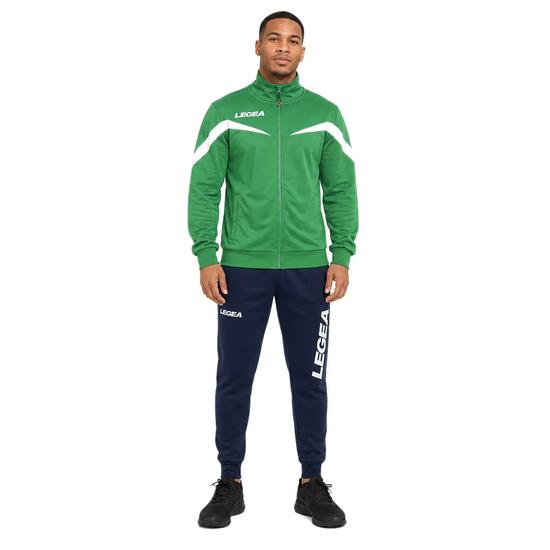 Trainingspak unisex Mosca + Tokyo Groen / Wit / Marineblauw