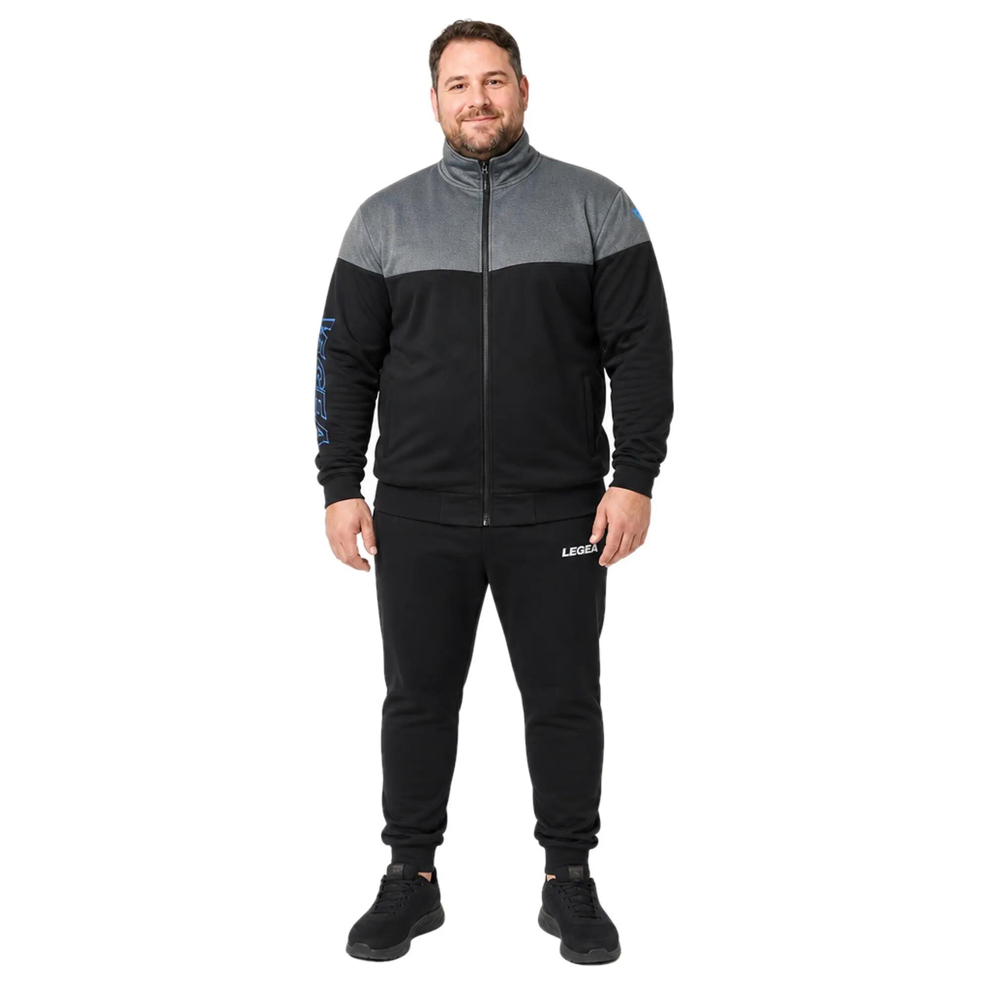 Tuta sportiva uomo Ucla Oversize + Fiondo Nero / Turchese 1/8