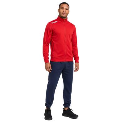Trainingspak heren tyrel + f balloon rood / marineblauw