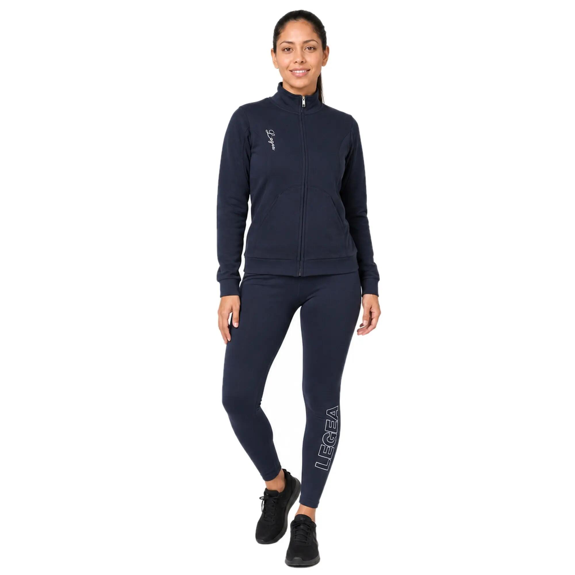 Set sweater en legging dames Karida + Levery Marineblauw 1/8