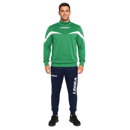 Trainingspak unisex Calcutta + Tokyo Groen / Wit / Marineblauw