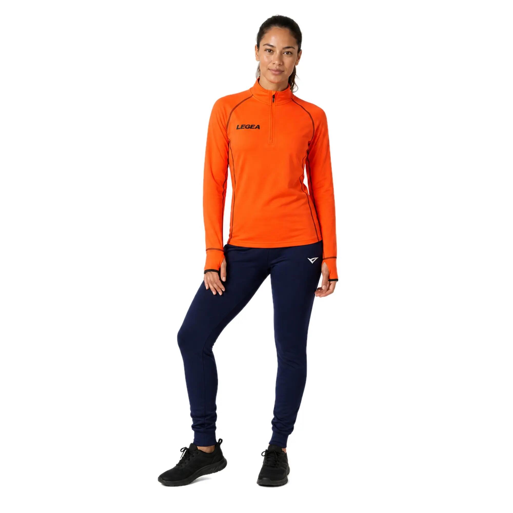Tuta sportiva donna Groov + Kobe Arancio fluo / Blu 1/8