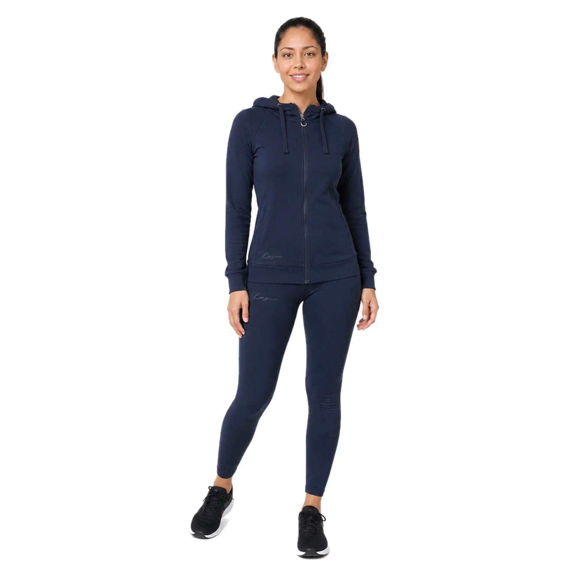 Set sweater en legging dames Dair + Mavery Marineblauw 1/8