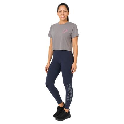 Ensemble t-shirt et legging femme Special Gris plomb / Rose / Bleu marine