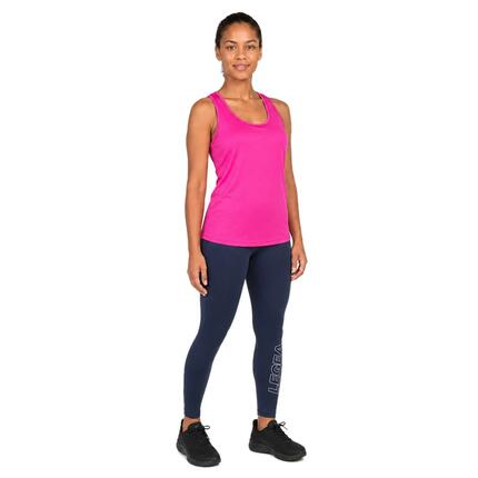 Ensemble débardeur et legging femme Tanissa + Levery Fuchsia fluo / Bleu marine