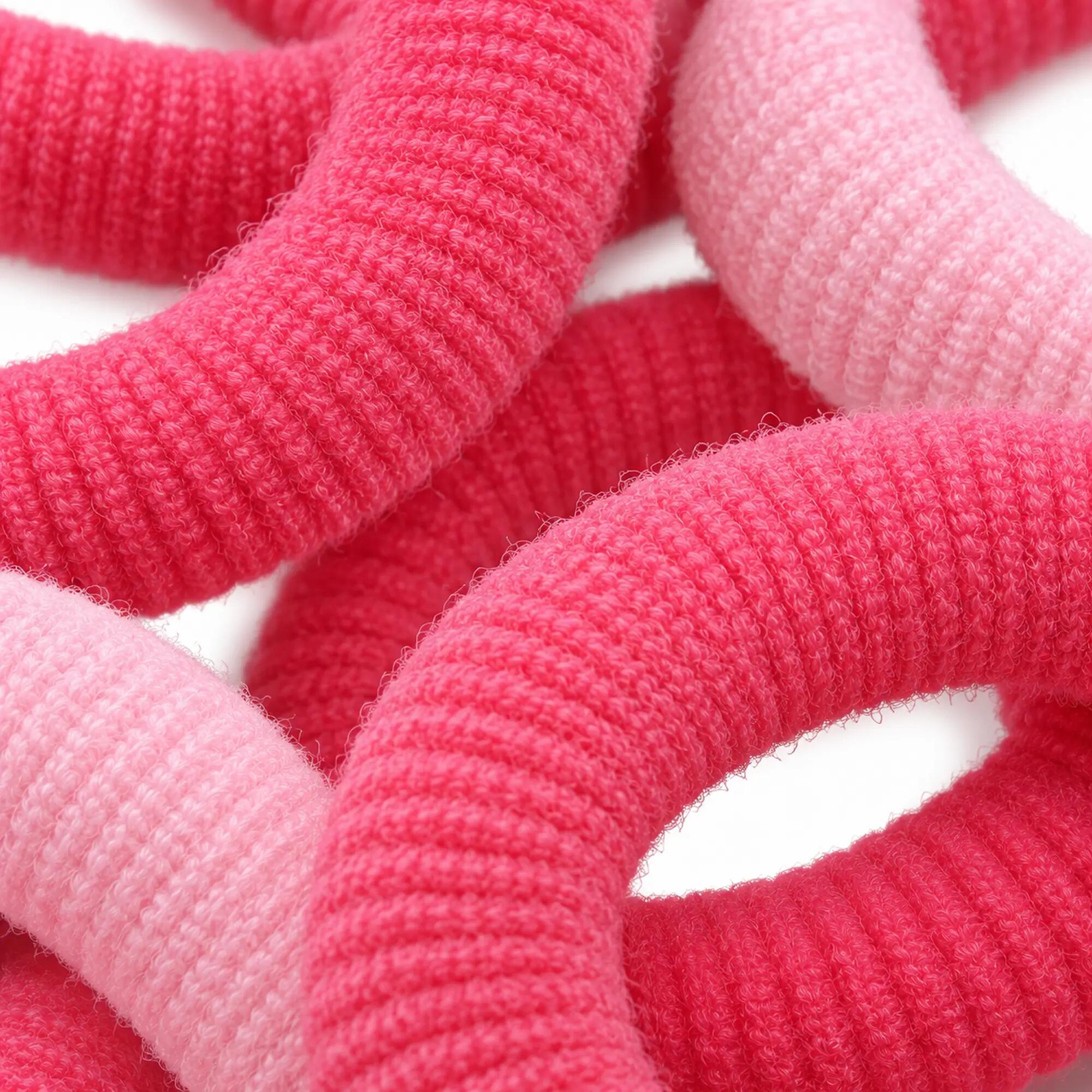 50 Hair ties Pink 2/5