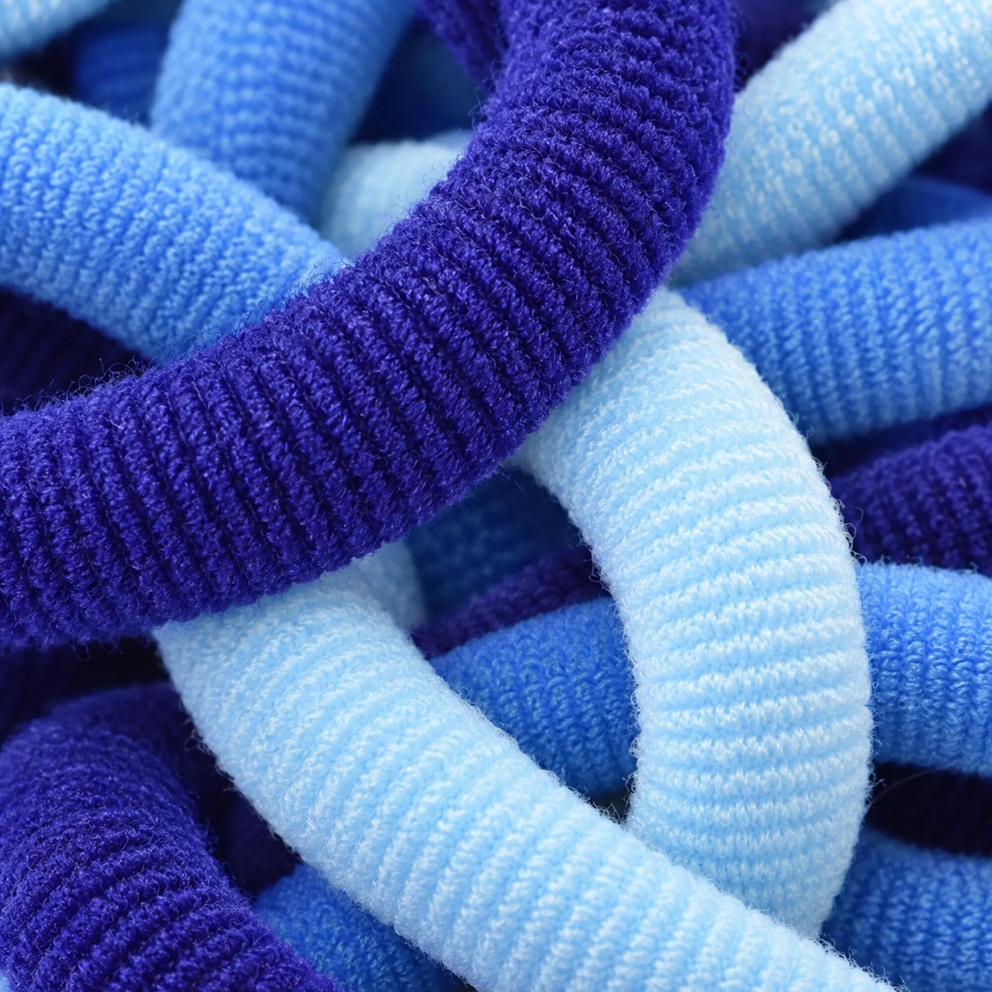 25 Hair ties Blue 2/5