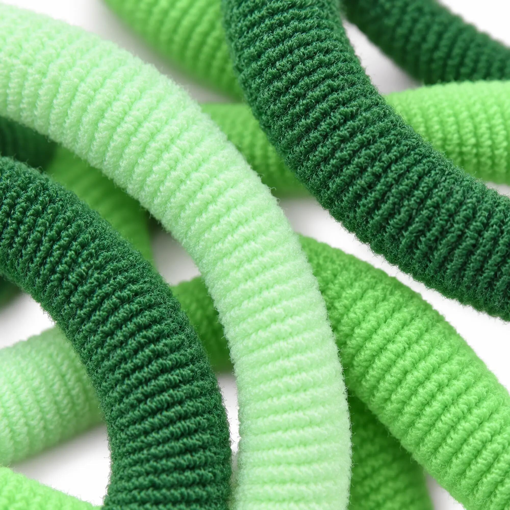 25 Hair ties Green 2/5