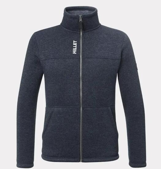 Veste Polaire de Randonnée Millet "CHAMONIX KNITWARM JKT M" M Bleu