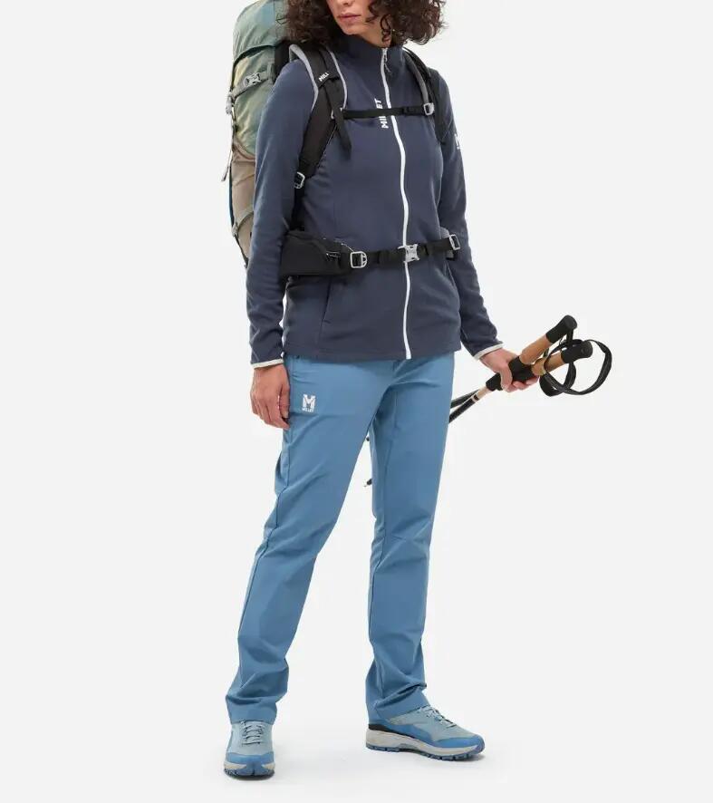 Fleecejas Trekking voor dames UBIC LIGHTGRID 3/4