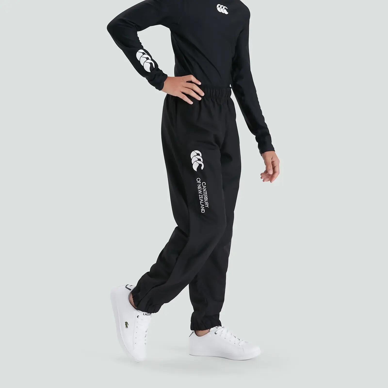 Canterbury Cuffed Stadium Pant - Black/White 6/7