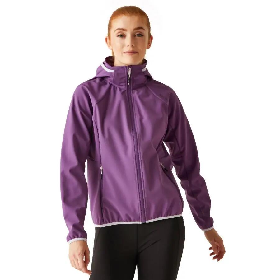 Damen Softshell-Wanderjacke Regatta Bourda 1/6