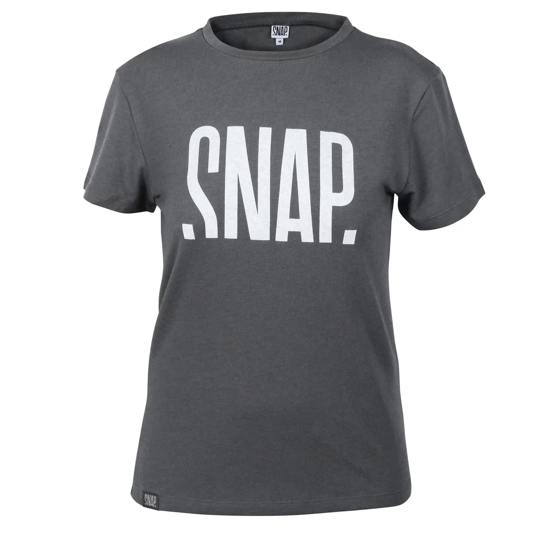 T-shirt technique en merinos manches courtes femme Snap Climbing 1/4