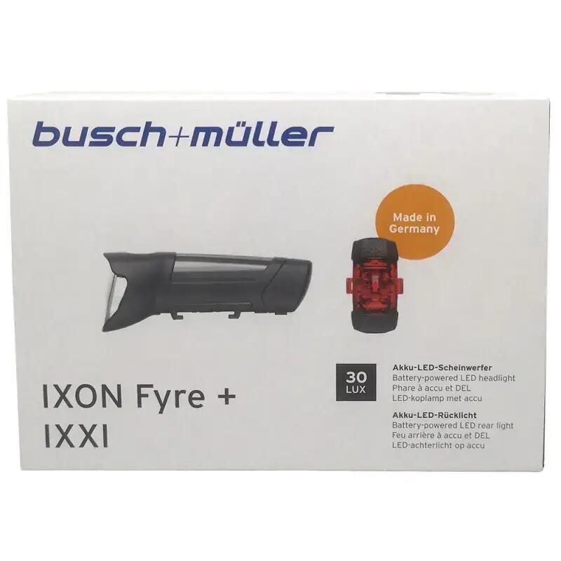 Busch + Müller IXON Fyre + IXXI set luci bici LED, fanale anteriore 30 Lux... 7/7