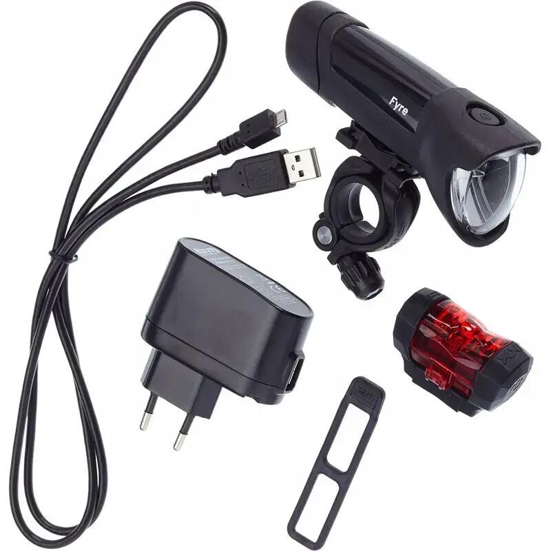 Busch + Müller IXON Fyre + IXXI set luci bici LED, fanale anteriore 30 Lux... 6/7