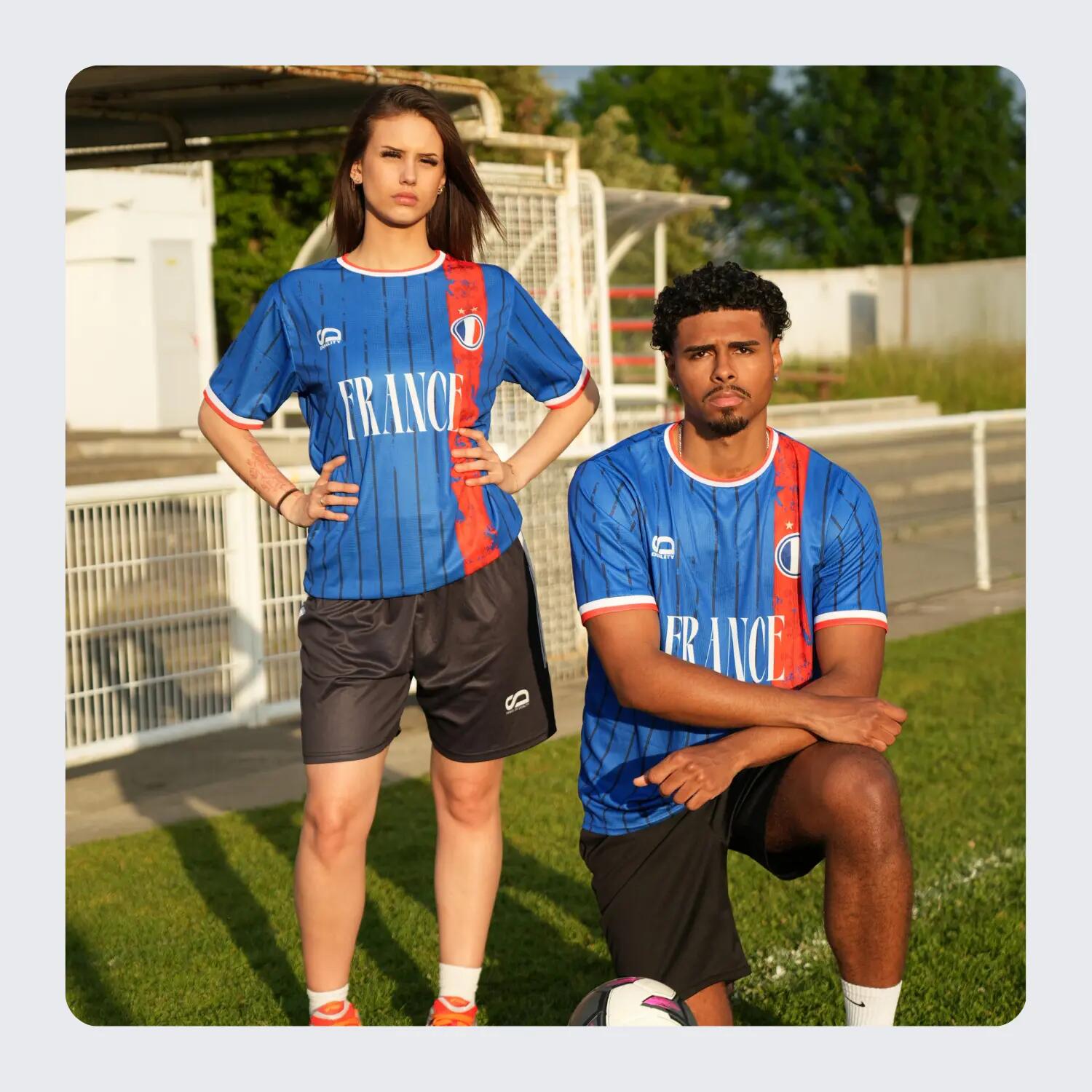 Camisa de torcedor de futebol França 2/3