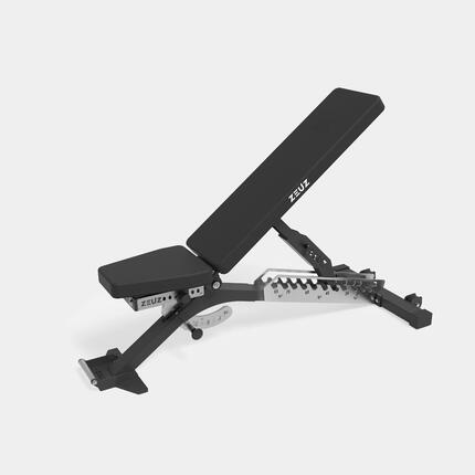 Banc de musculation plat ZEUZ – Banc plat – Banc de fitness – Noir