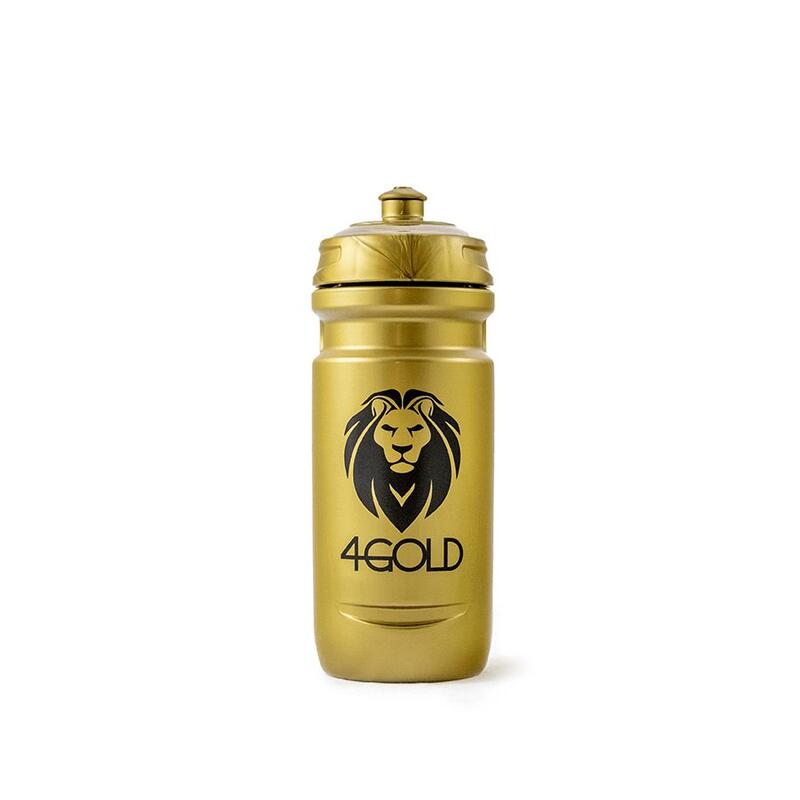 4Gold Bottle, waterfles voor sport, sport accessoires, goud, 600ml