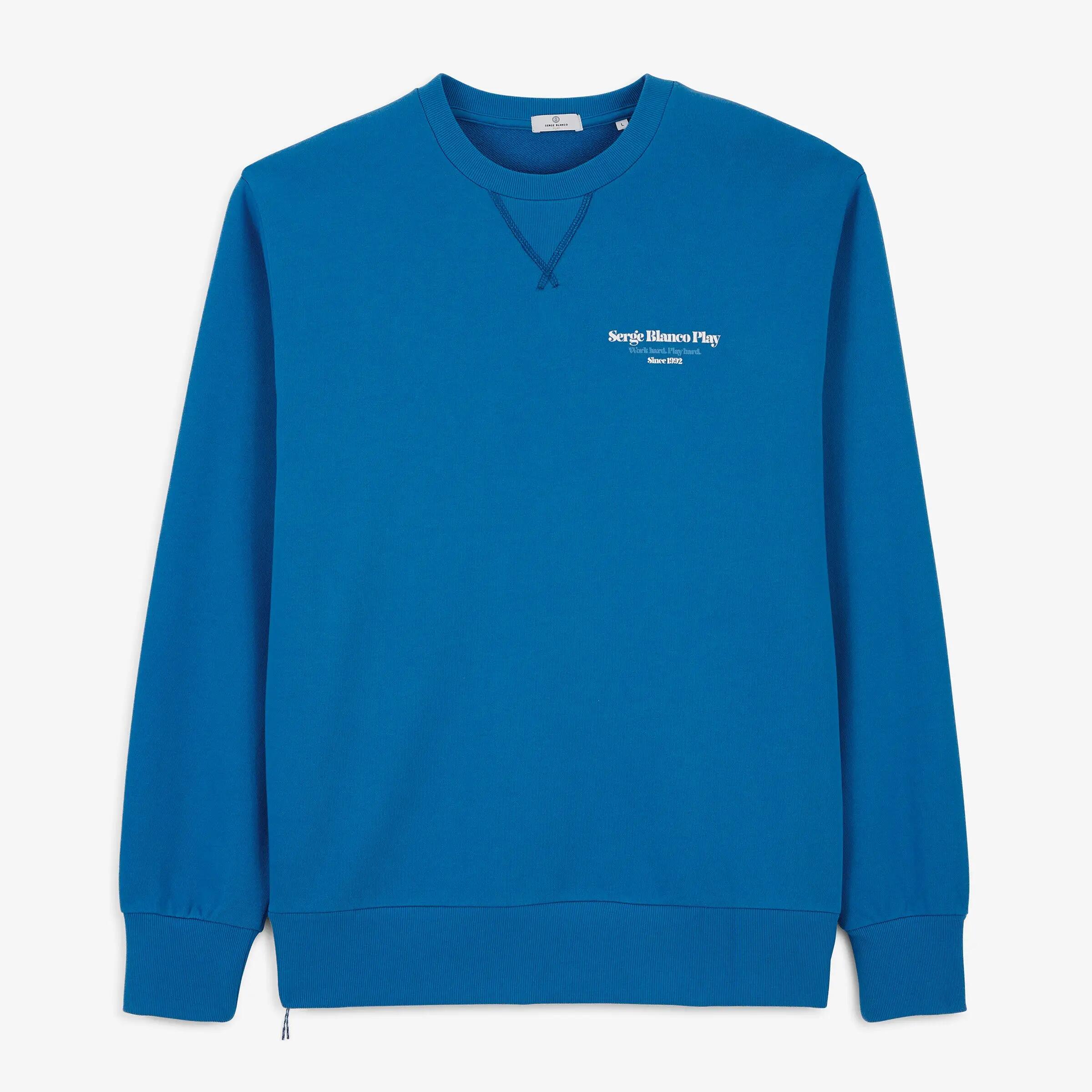 Sweatshirt met ronde hals en 'Ski & Raclette'-print 3/6
