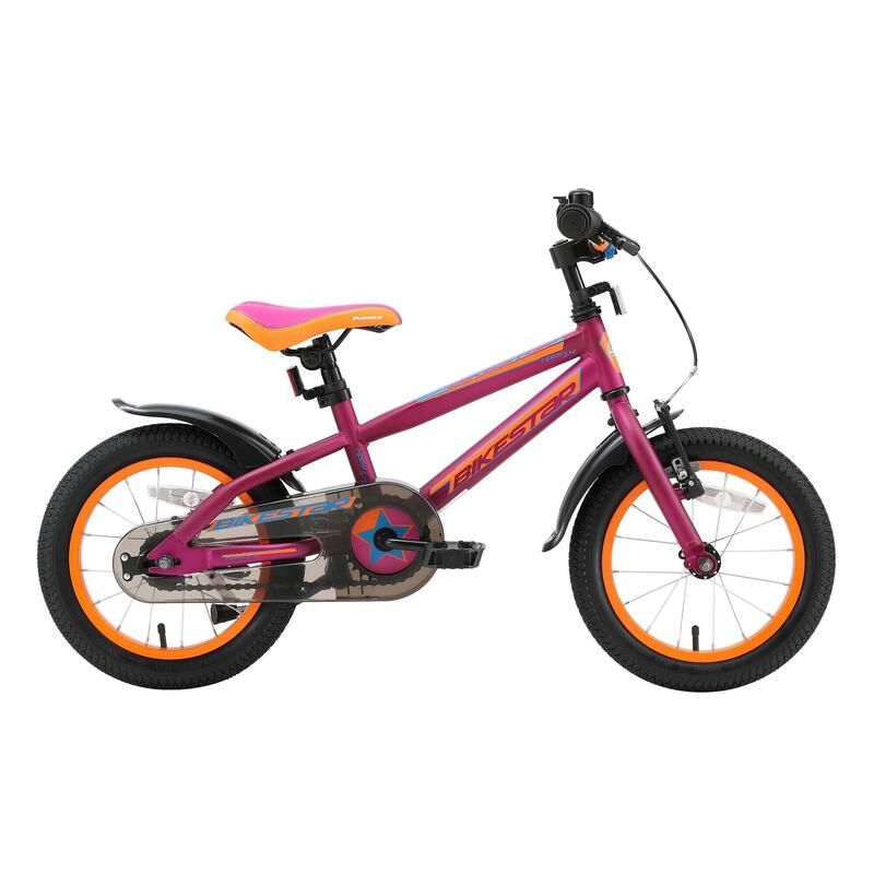 Bicicleta niños 14 pulgadas BIKESTAR urban berry 3 años