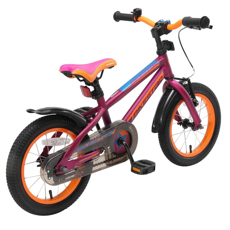 Bicicleta niños 14 pulgadas BIKESTAR urban berry 3 años