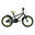 Bikestar, Urban Jungle, kinderfiets, 16 inch, zwart/groen