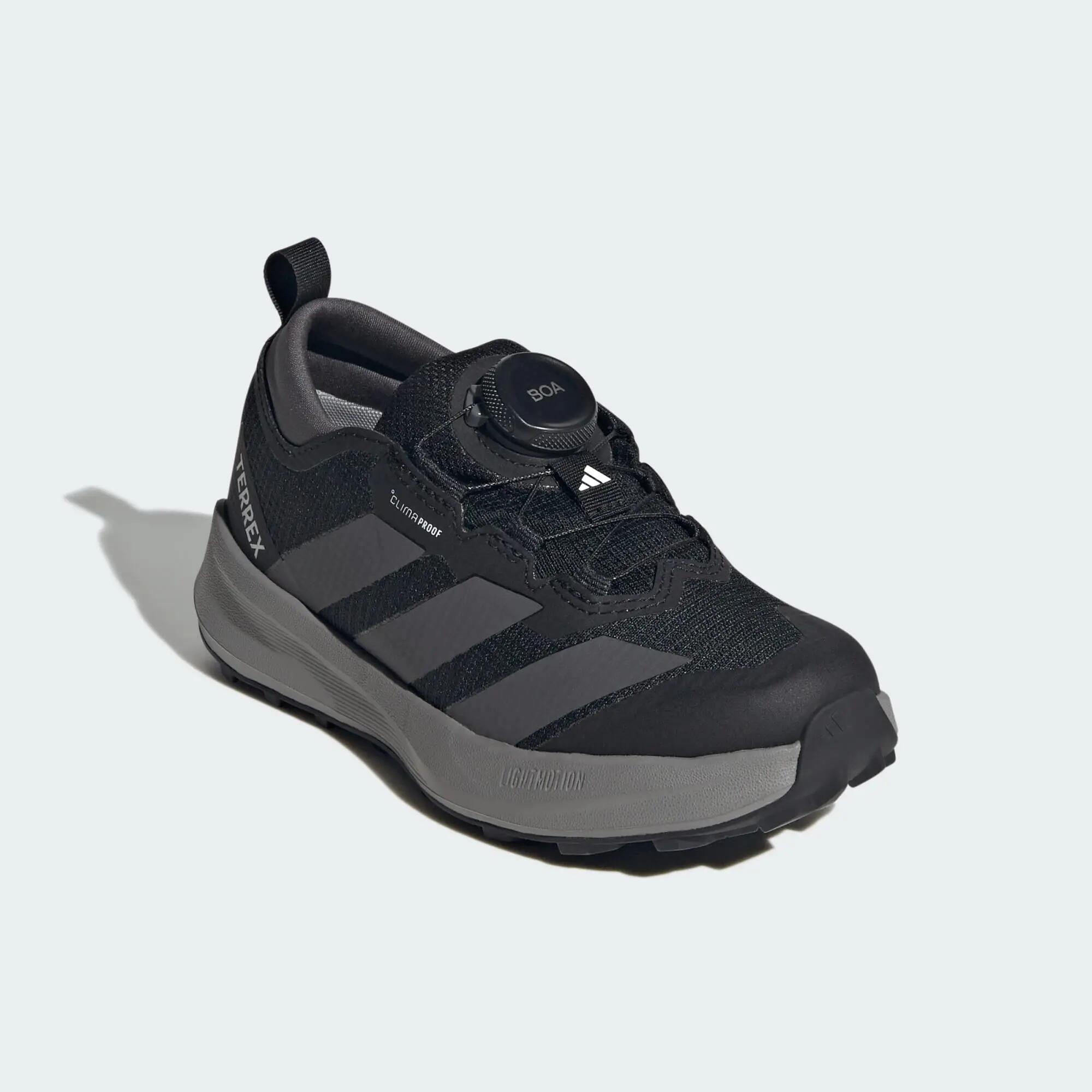 adidas AGRAVIC UNISEX - Hiking shoes - core black/grey five/grey three — photo 4