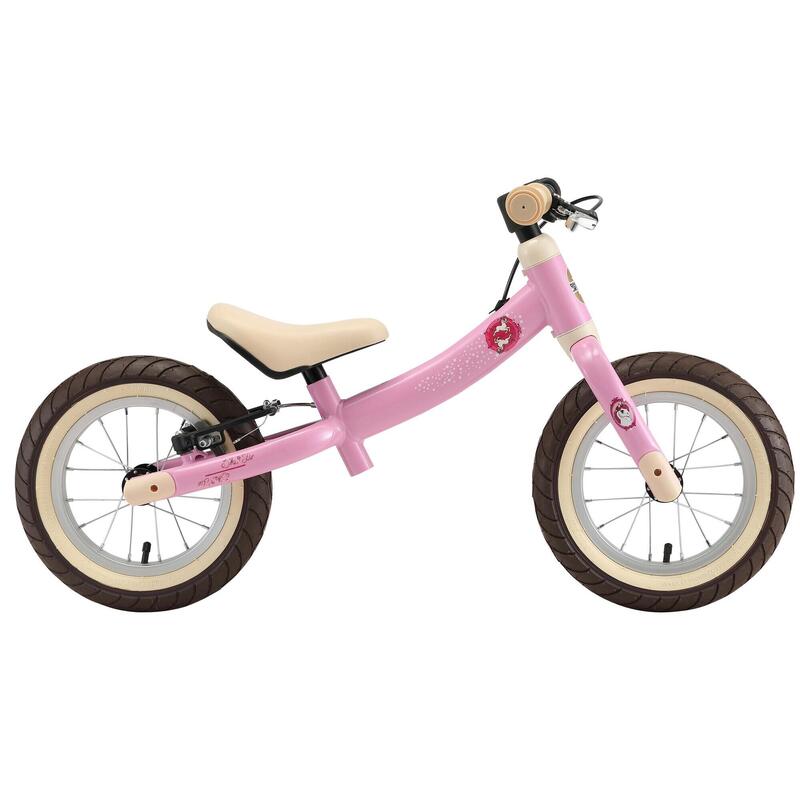 Bicicleta sin pedales infantil 12 pulgadas BIKESTAR sport berry 3 años