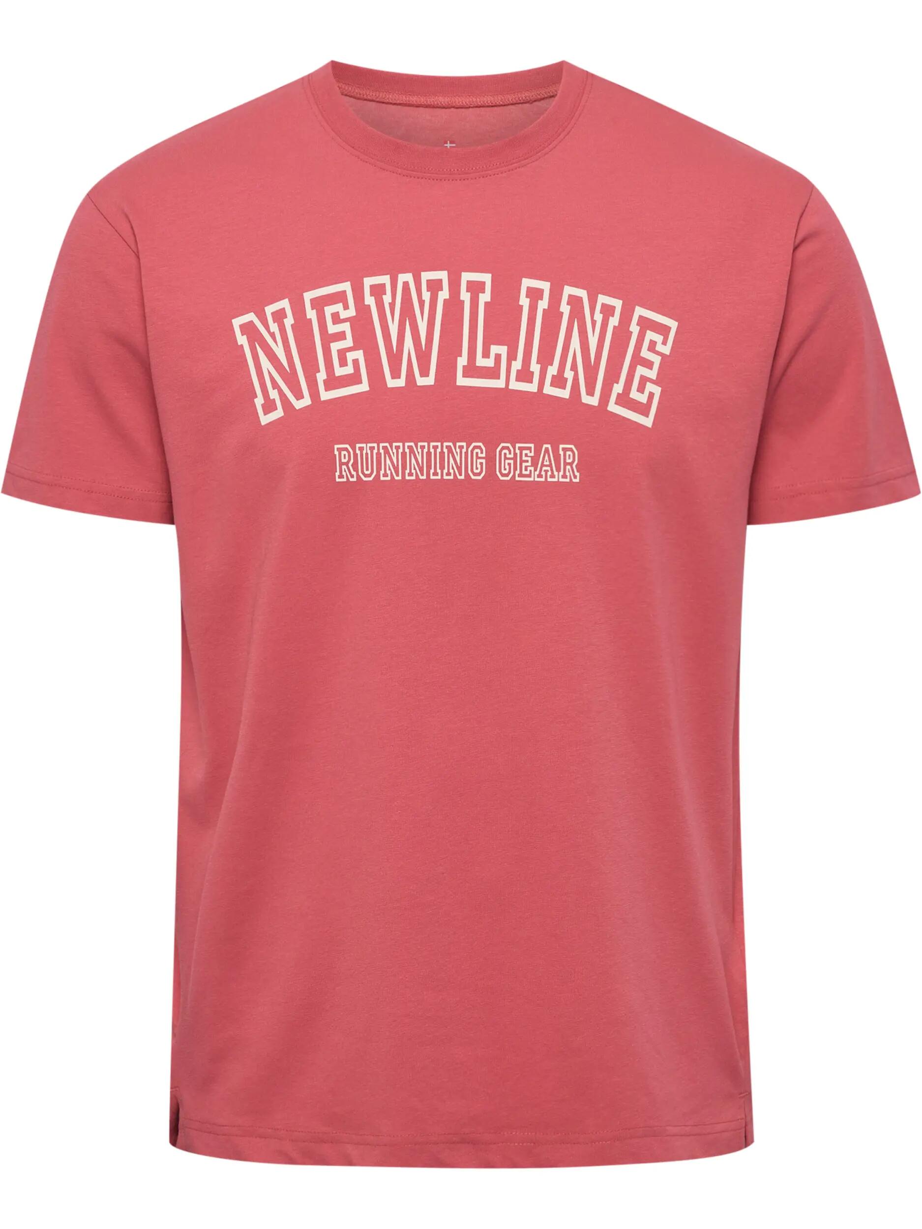 hummel T-shirt nwlLOGO S/S z bawełny organicznej - MINERAL RED 3/8
