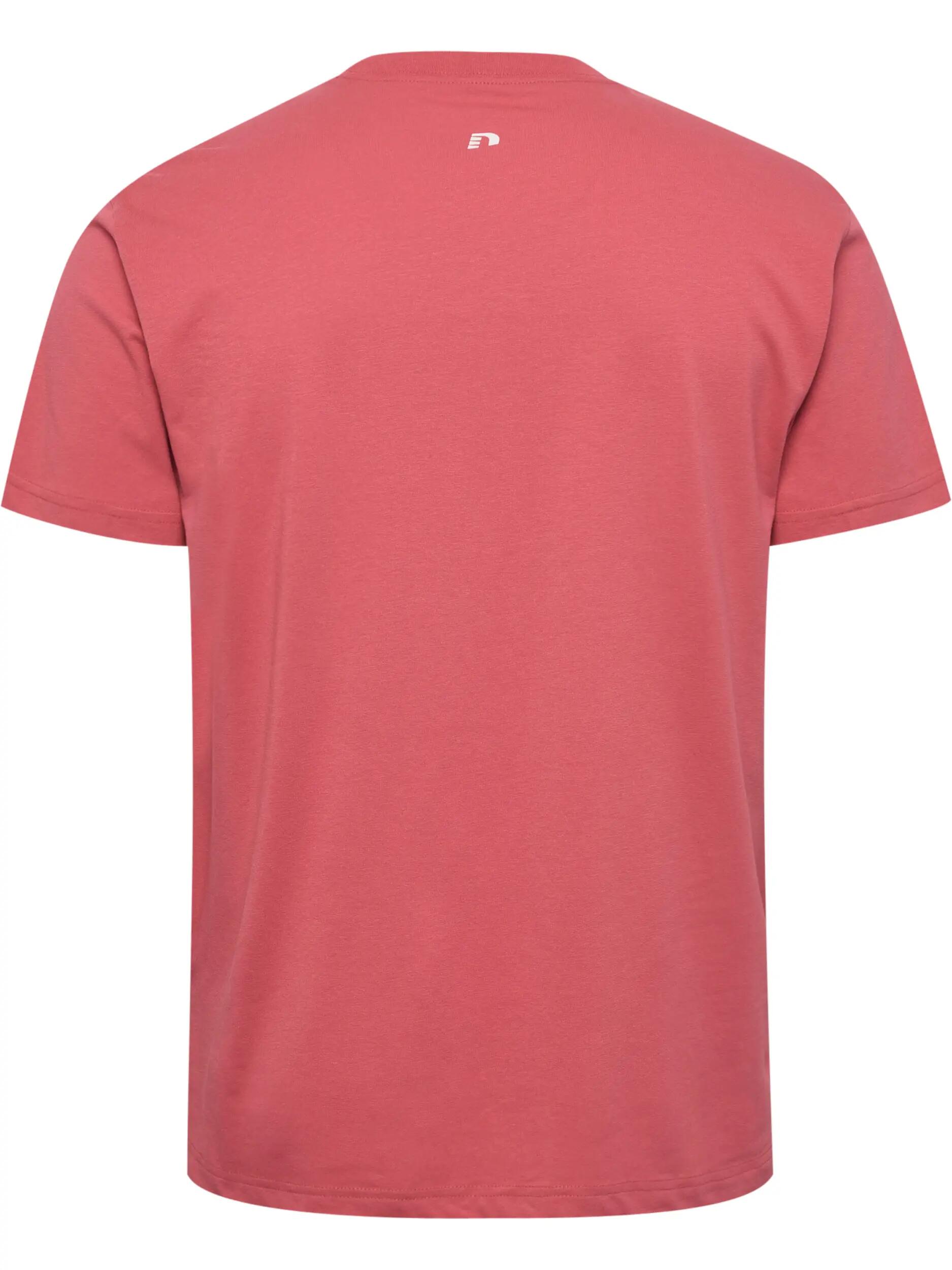 hummel T-shirt nwlLOGO S/S z bawełny organicznej - MINERAL RED 4/8