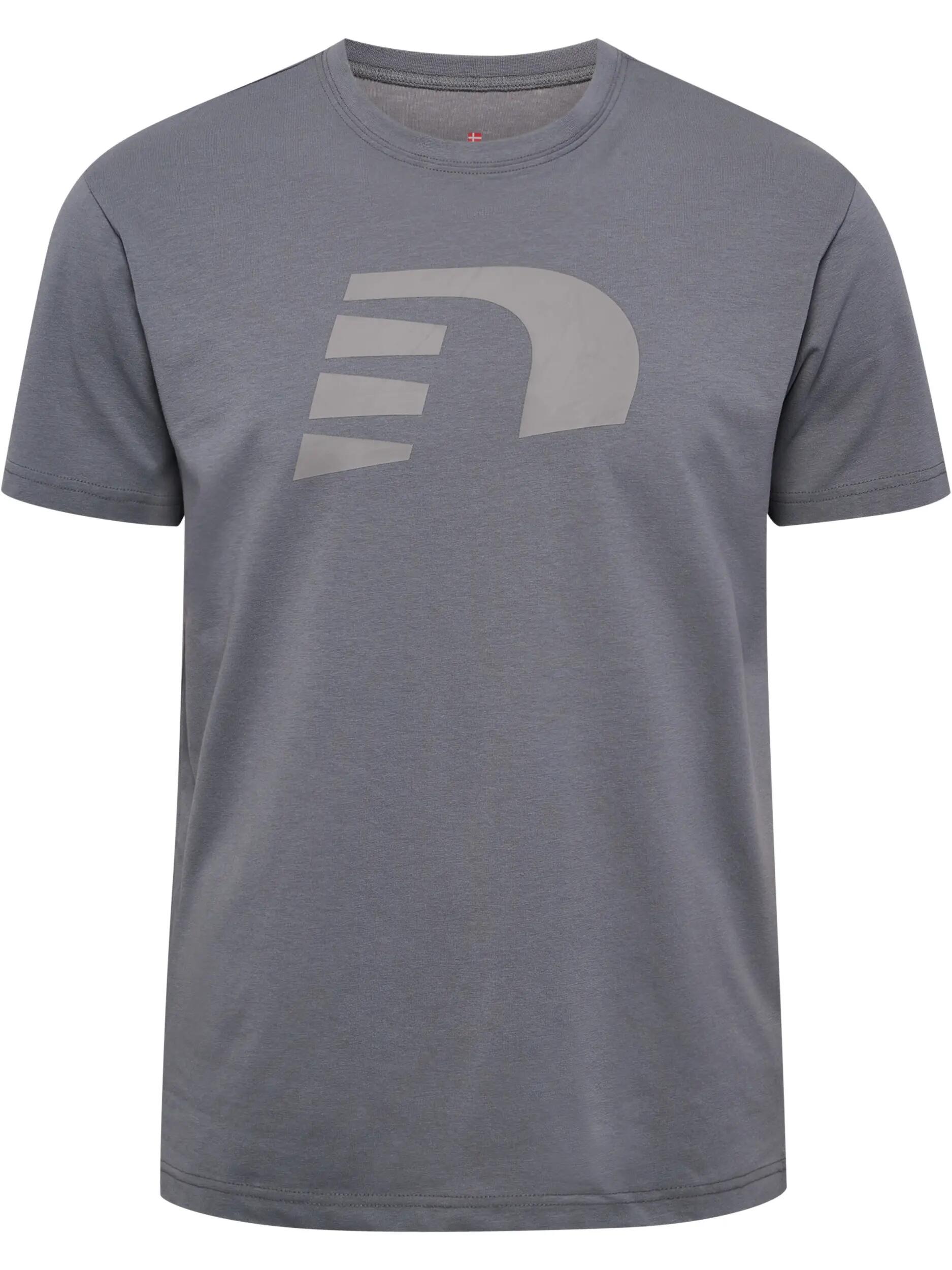 hummel T-shirt krótki rękaw nwlLOGO z bawełny organicznej – STONE MOUNTAIN 6/8