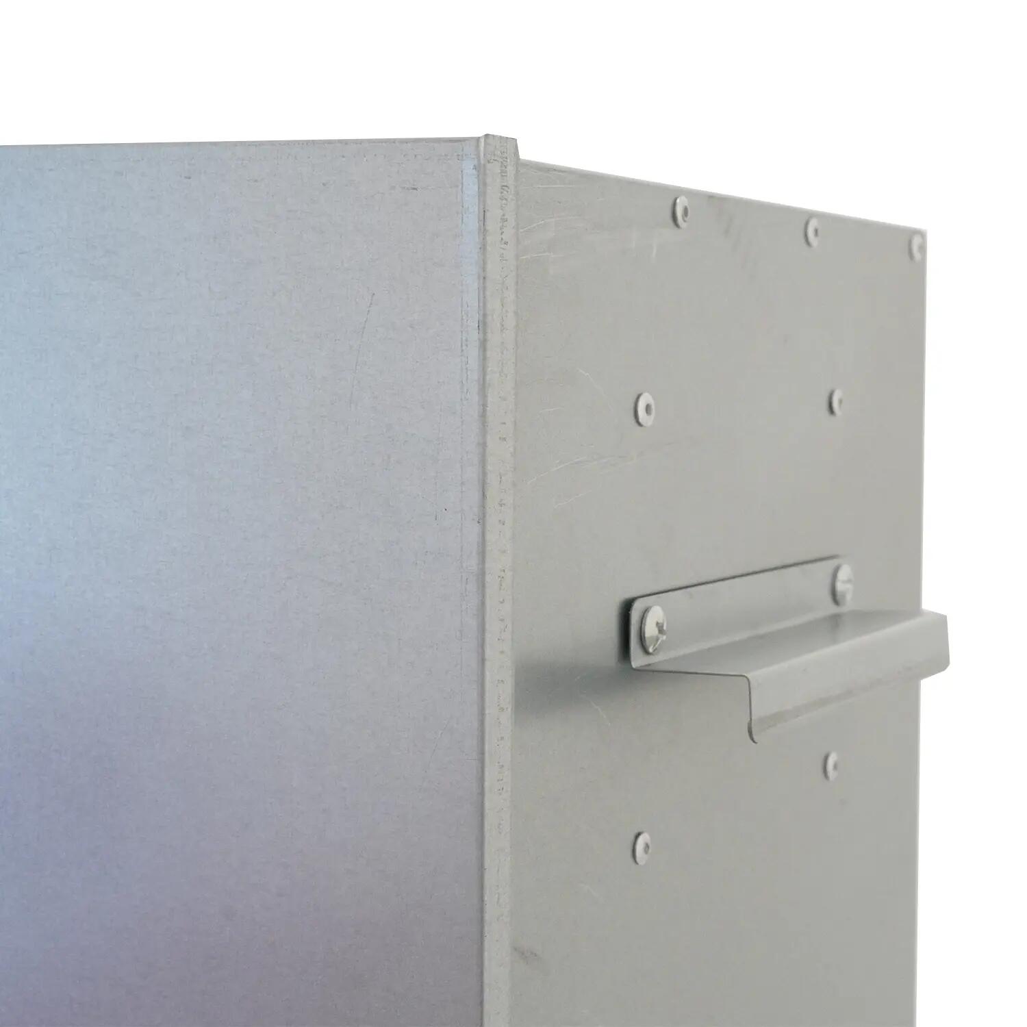 Fumoir Magnum 80cm avec thermomètre et grilles inox 2/7