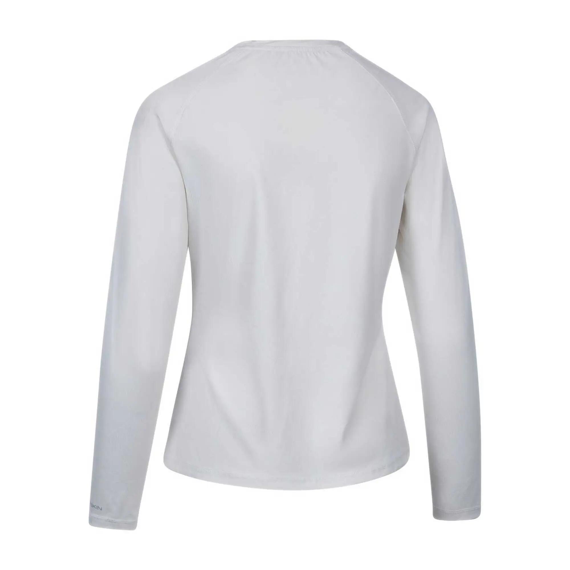 Womens/Ladies Anneliese LongSleeved Top (White) 2/4