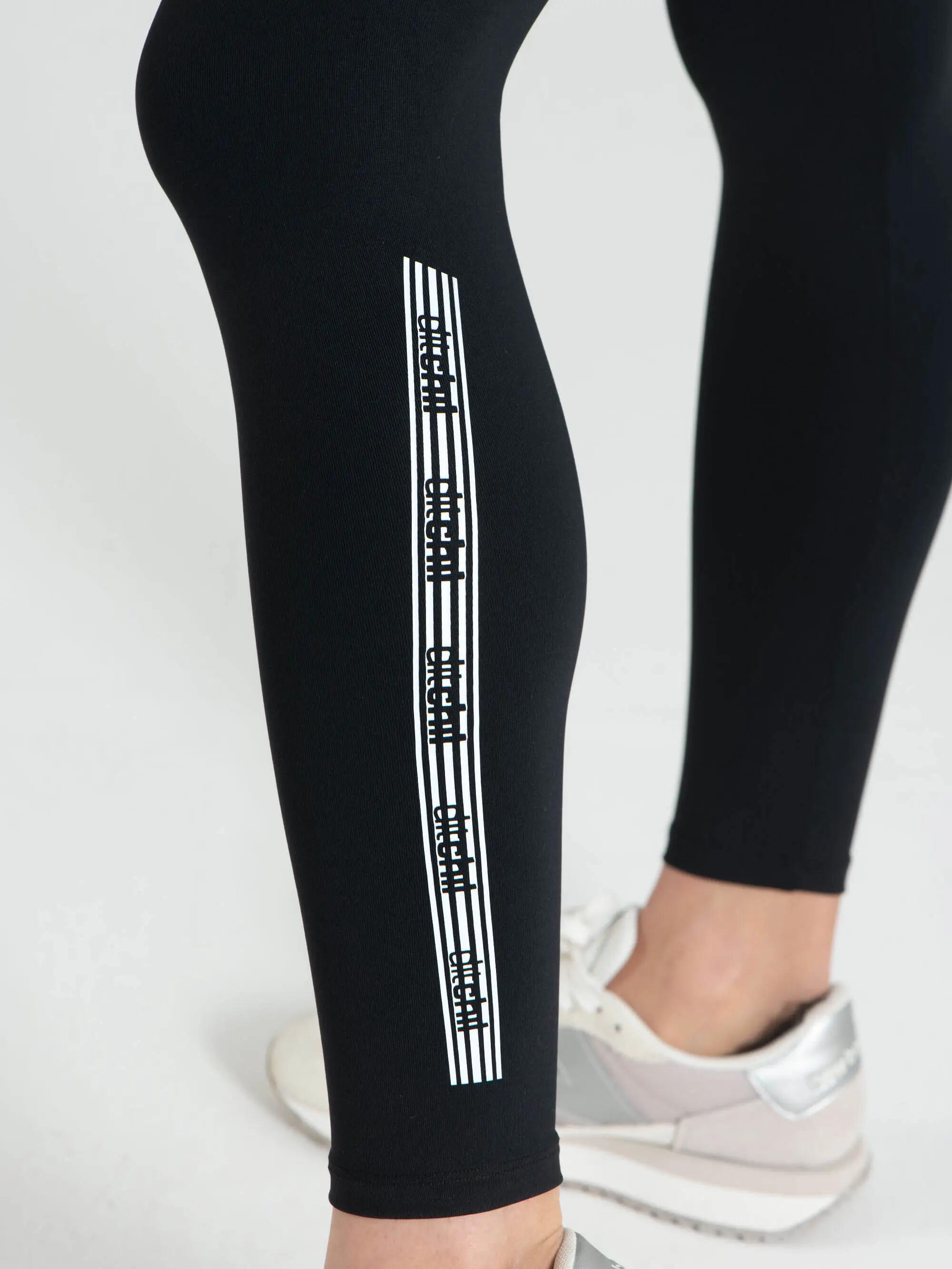 Leggings Fitness Mulher Detalhe Brilhante Jungle Preto 4/5