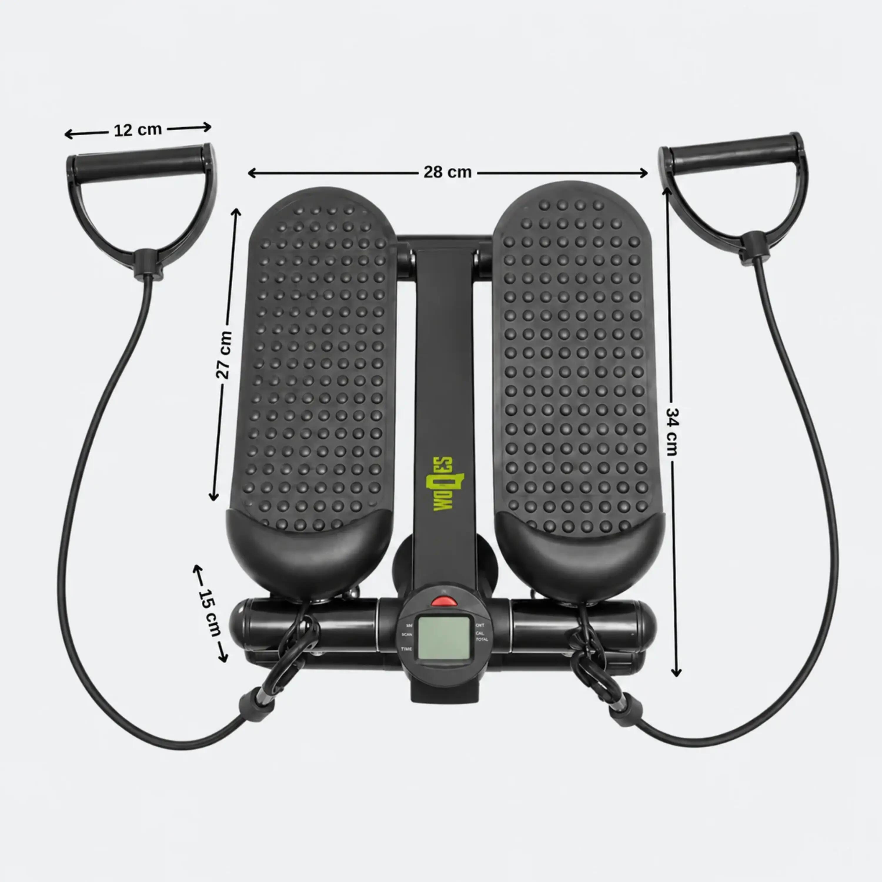 Kardiyo Seti - Mini Stepper + El Bilek Ağırlığı + Direnç Bandı + Atlama İpi 5/6