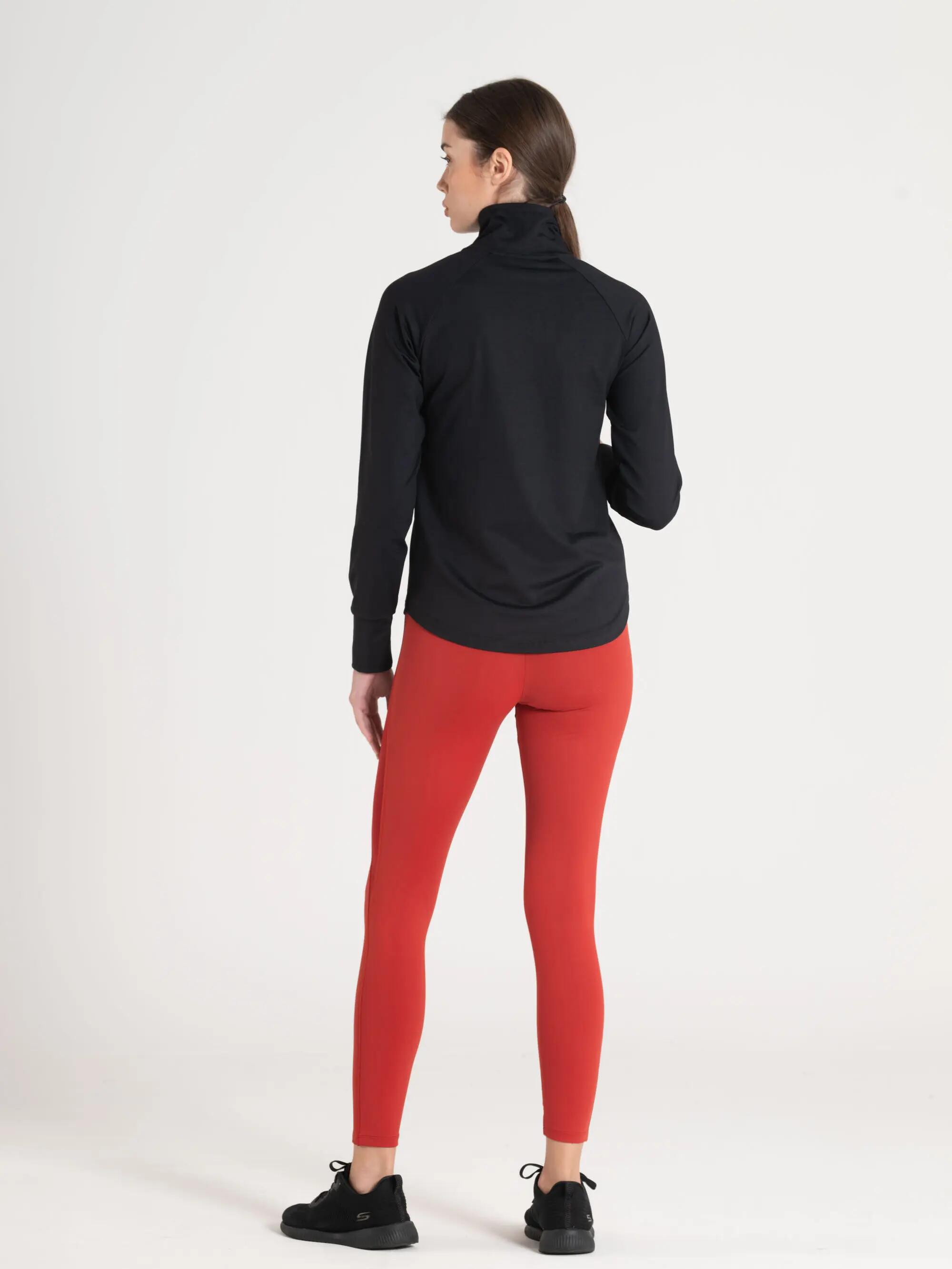 Casaco Fitness Mulher Com Bolsos Florcrest Preto 2/2