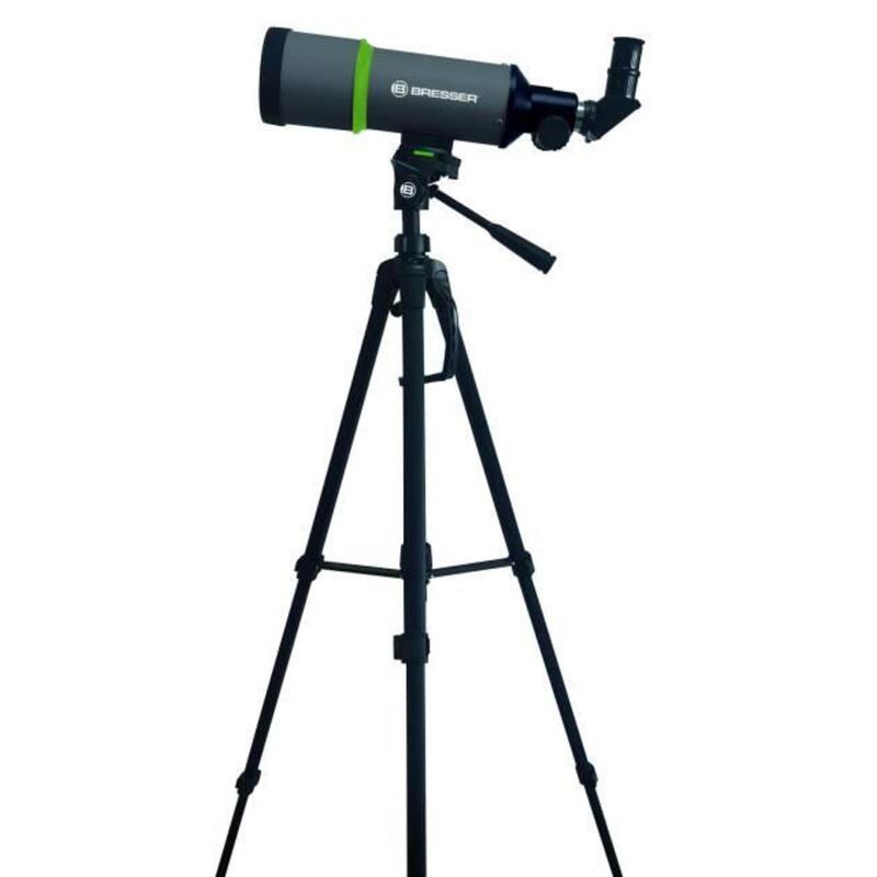 BRESSER NightExplorer 80/400 telescopio compacto con soporte de smartphone