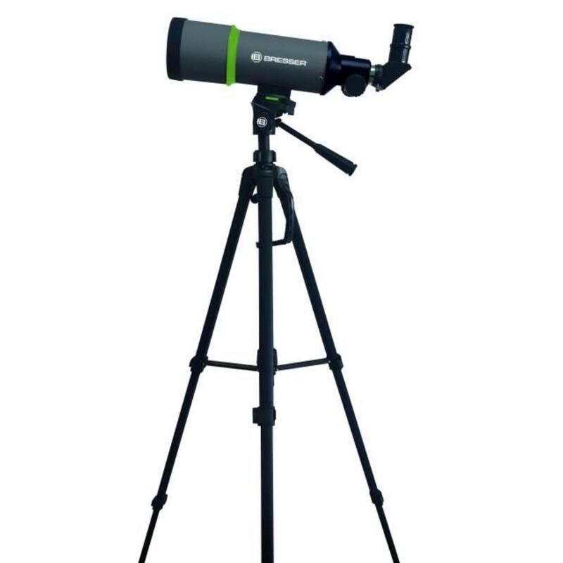 Bresser NightExplorer 80/400 Telescopio compatto con supporto per smartphone