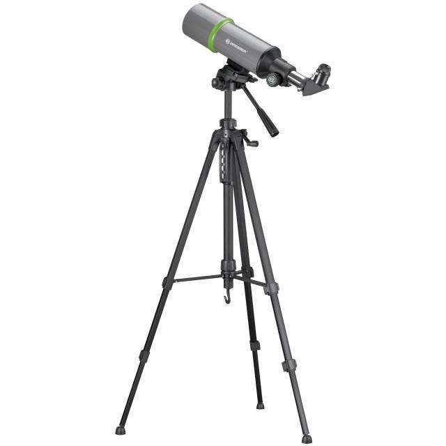 Bresser NightExplorer 80/400 Telescopio compatto con supporto per smartphone