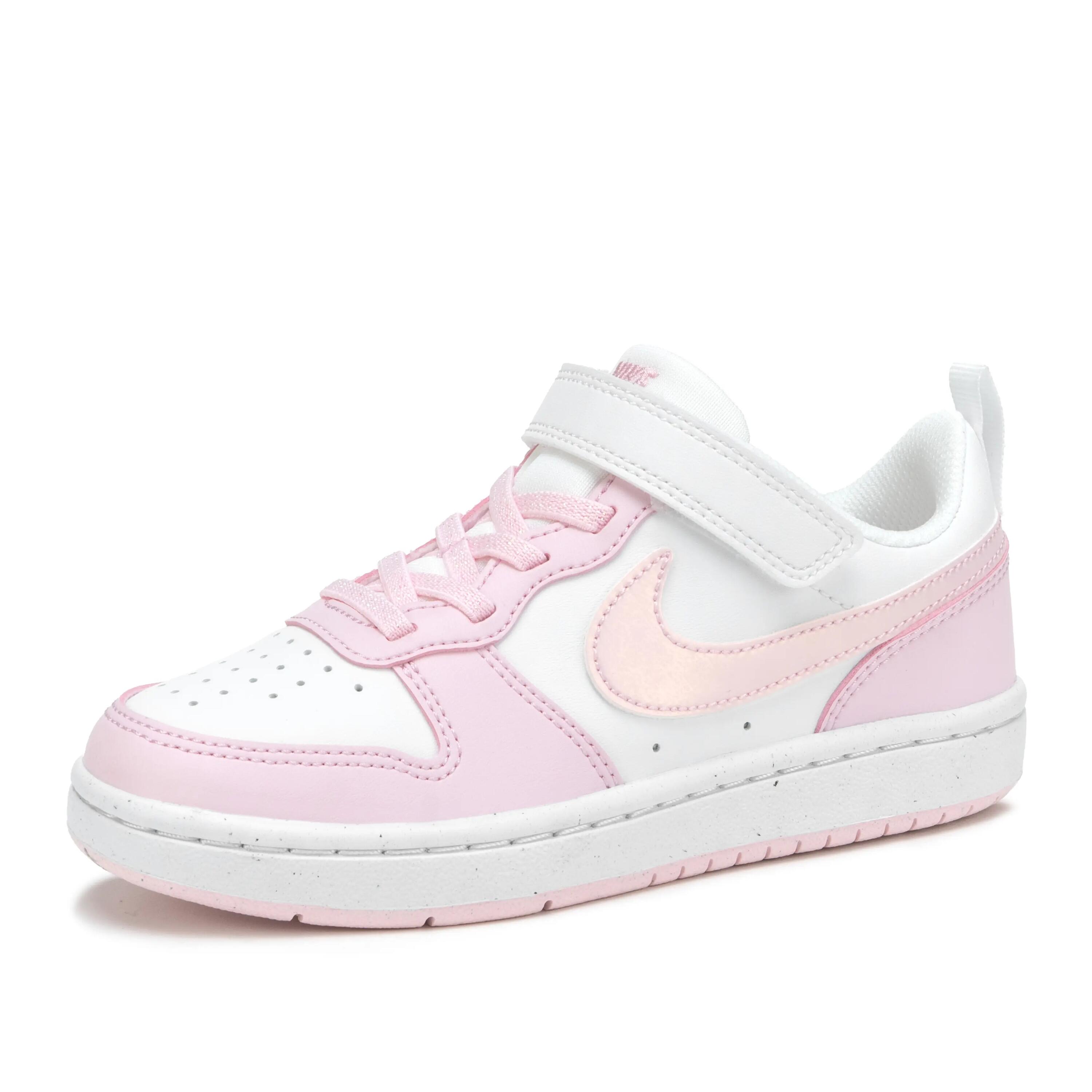 BUTY dziecięce NIKE COURT BOROUGH DV5457-105 zapinane na rzep wygodne 33,5 3/7