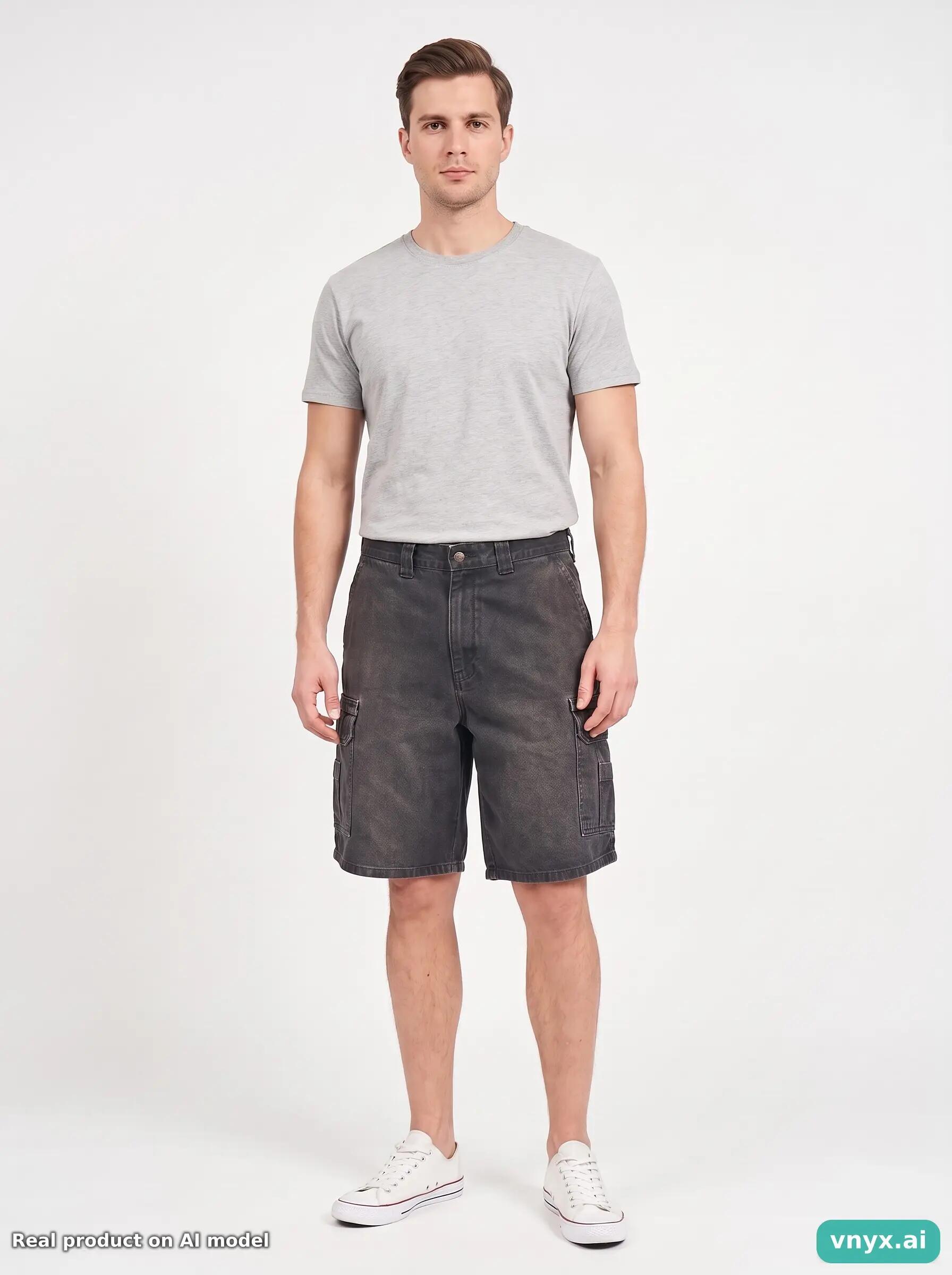 Second Life - Vintage Dickies Charcoal Shorts Men W33 6/6