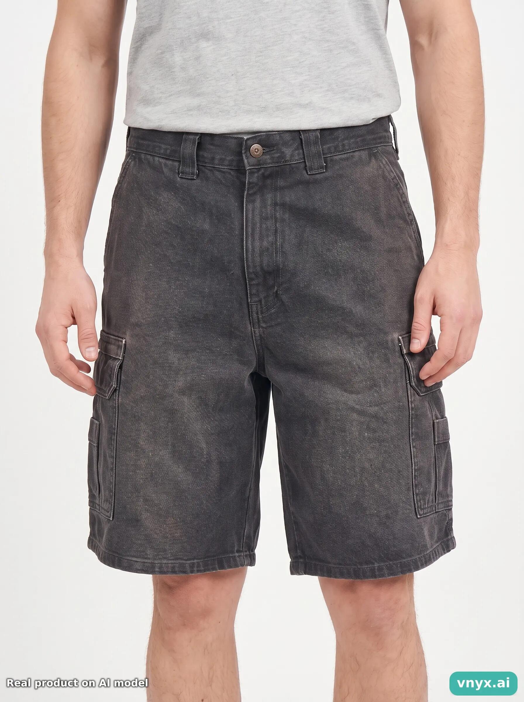 Second Life - Vintage Dickies Charcoal Shorts Men W33 5/6